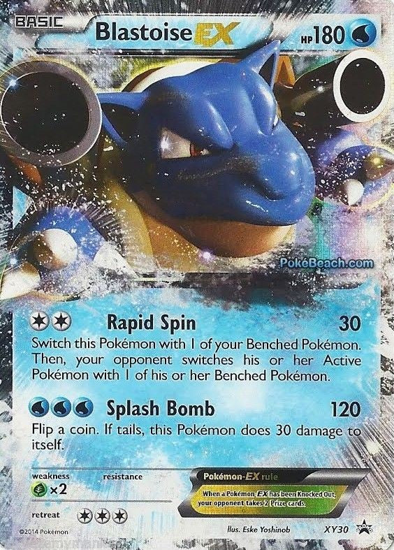 Blastoise EX XY30 - Pokemon Promo Ultra Rare Card PokeOrder.com Blastoise EX XY30 - Pokemon Promo Ultra Rare Card PokeOrder.com
