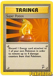 Pokemon Base Set 2 Uncommon Card - Trainer Super Potion 117/130