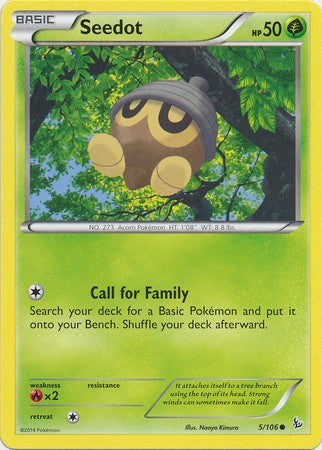 Seedot 5/106 - Pokemon XY Flashfire Common Card