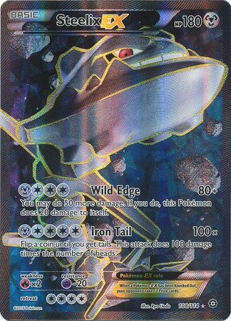 Steelix EX 108/114 Full Art - Pokemon XY Steam Siege Card
