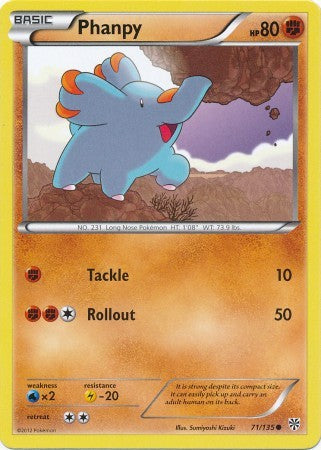 Phanpy 71/135 - Pokemon Plasma Storm Common Card