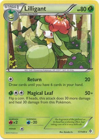 Lilligant 17/149 - Pokemon Boundaries Crossed Rare Card
