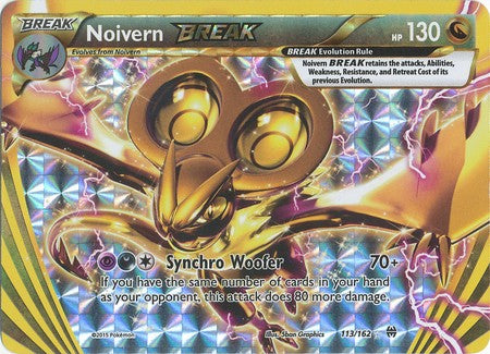 Noivern Break 113/162 Rare - Pokemon XY Break Through Card