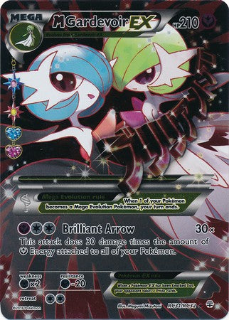 Mega Gardevoir EX RC31/RC32 Ultra Rare - Pokemon Generations Card