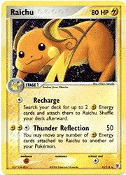 Pokemon EX Fire Red & Leaf Green - Raichu (Holofoil)