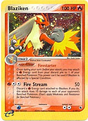 EX Ruby & Sapphire - Blaziken Holofoil