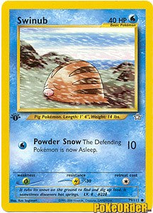 Pokemon Neo Genesis - Swinub