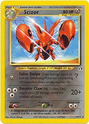 Pokemon Neo Discovery - Scizor Card
