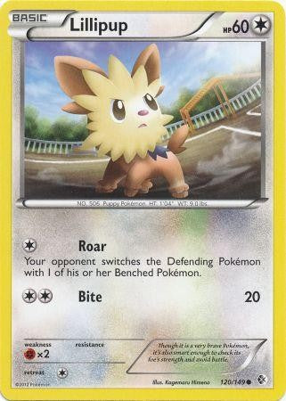 Lillipup 120/149 - Pokemon Boundaries Crossed Common Card
