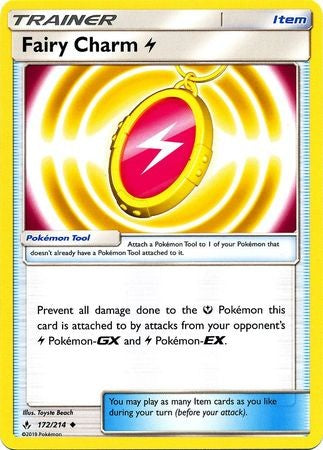 Fairy Charm (Lightning) - 172/214 - Sun & Moon: Unbroken Bonds Uncommon