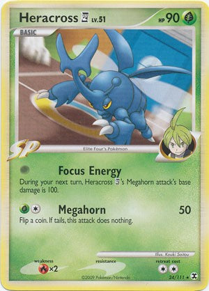Pokemon Platinum Rising Rivals Single Card Rare Heracross E4 24/111