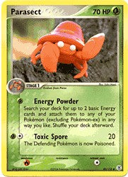 Pokemon EX Fire Red & Leaf Green - Parasect Card