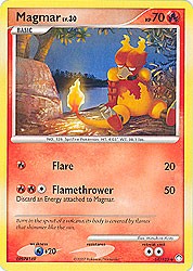 Pokemon Diamond & Pearl Mysterious Treasures-Magmar
