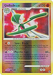 Pokemon Secret Wonders Holo Rare Card - Gallade 6/132 Reverse