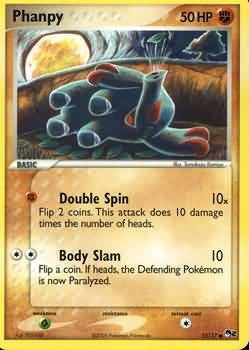 Pokemon POP Series 2 Promo Card Phanpy 15/17 Common