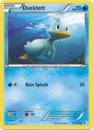 Ducklett 42/149 - Pokemon Boundaries Crossed Common Card