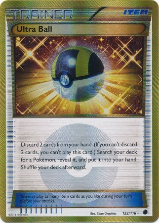 Ultra Ball 122/116 - Pokemon Plasma Freeze Secret Rare Card