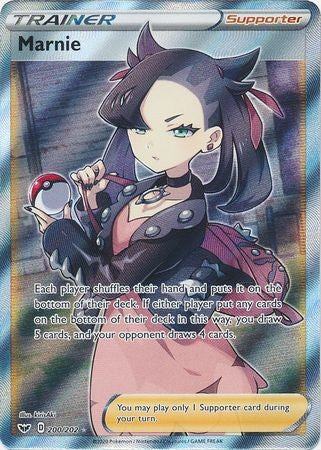 Marnie - 200/202 - Full Art Ultra Rare Sword & Shield (Base Set) Singles