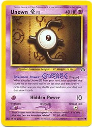 pokemon card unown Psychic Rarity Pokemon Ancient Origins Unown #30