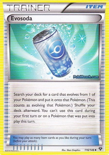 Evosoda 116/146 - Pokemon XY Uncommon Trainer Card