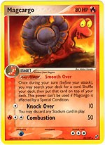 Pokemon EX Deoxys Rare Card - Magcargo 20/107