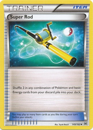 Super Rod 149/162 Uncommon - Pokemon XY Break Through Card