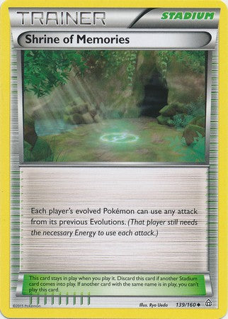 Shrine of Memories 139/160 Trainer - XY Primal Clash Single Card