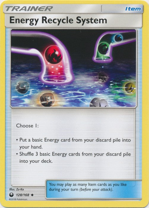 Energy Recycle System 128/168 Uncommon - Celestial Storm SM7 Pokemon Card