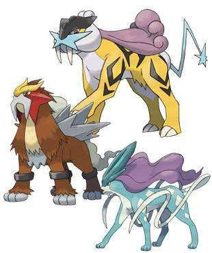 Pokemon Legendary Beasts Set of all 3 Pin Collections [Raikou, Entei & Suicune] (Pre-Order ships May)