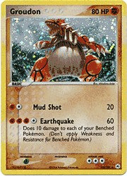 Pokemon EX Hidden Legends - Groudon Holofoil