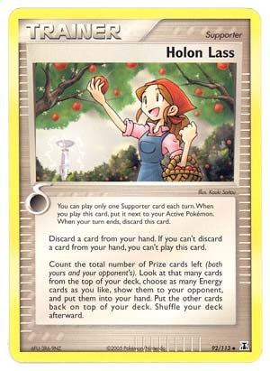 Pokemon EX Delta Species- Holon Lass