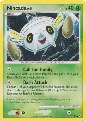 Pokemon Supreme Victors Common Card - Nincada 117/147