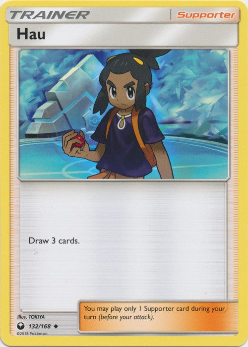 Hau 132/168 Uncommon - Celestial Storm SM7 Pokemon Card