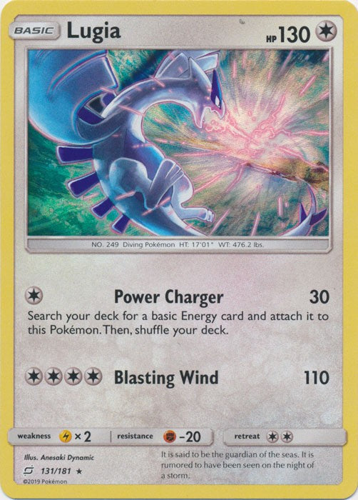 Lugia Team Up 131/181, NM Pokemon Card