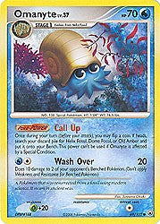 Pokemon Diamond and Pearl Majestic Dawn- Omanyte(Common)