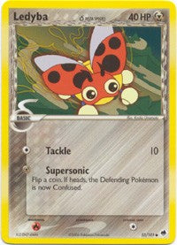Pokemon EX Dragon Frontiers - Ledyba Card
