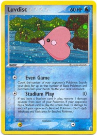 Pokemon EX Crystal Guardians - Luvdisc (Holofoil)