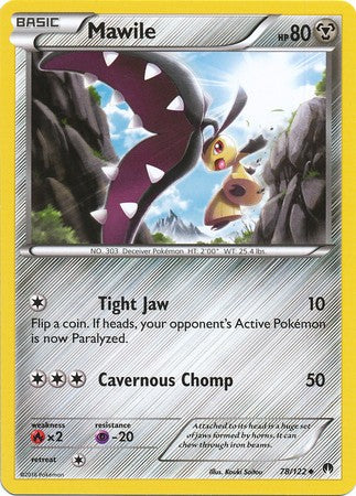 Mawile 78/122 Uncommon - Pokemon XY Breakpoint Card