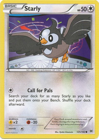 Pokemon Trading Card Game XY BREAKthrough Common Starly #125