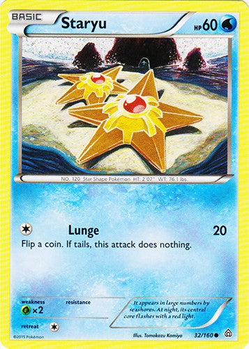 Staryu 32/160 - Common Pokemon XY Primal Clash Card