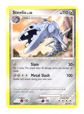 Pokemon Diamond & Pearl Rare Card - Steelix 38/130