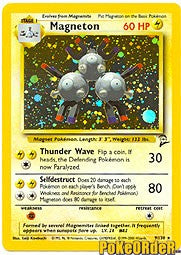 Pokemon Base Set 2 Holofoil Card - Magneton 9/130