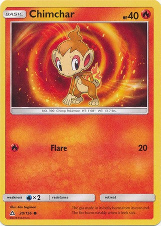 Chimchar 20/156 Common - Pokemon Ultra Prism