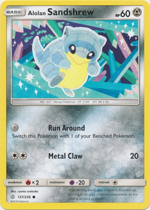 Alolan Sandshrew - 137/236 Cosmic Eclipse
