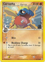 Pokemon EX Holon Phantoms - Carvanha PokeOrder.com Pokemon EX Holon Phantoms - Carvanha PokeOrder.com
