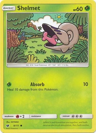Shelmet 8/111 Common - Pokemon Crimson Invasion Card