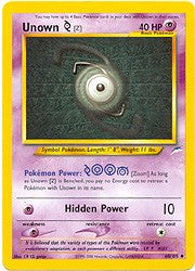 Neo Destiny - Unown (Zoom) Card