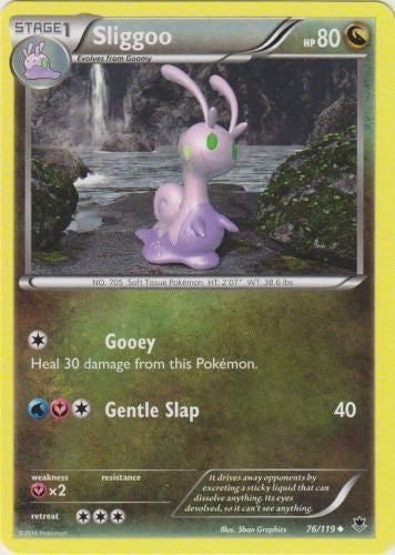 Sliggoo 76/119 - UnCommon Pokemon XY Phantom Forces Card