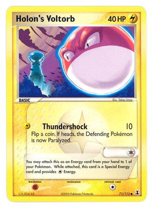 Pokemon EX Delta Species- Holon's Voltorb