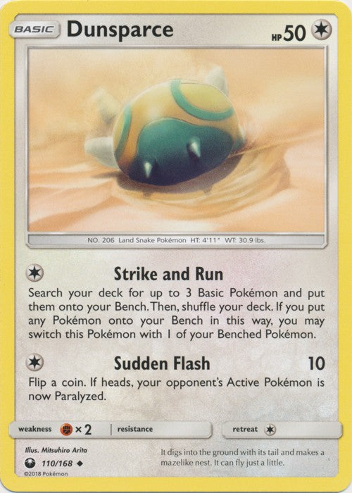 Dunsparce 110/168 Uncommon - Celestial Storm SM7 Pokemon Card PokeOrder.com Dunsparce 110/168 Uncommon - Celestial Storm SM7 Pokemon Card PokeOrder.com